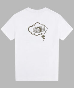 fully paid dreams t shirt white/khaki