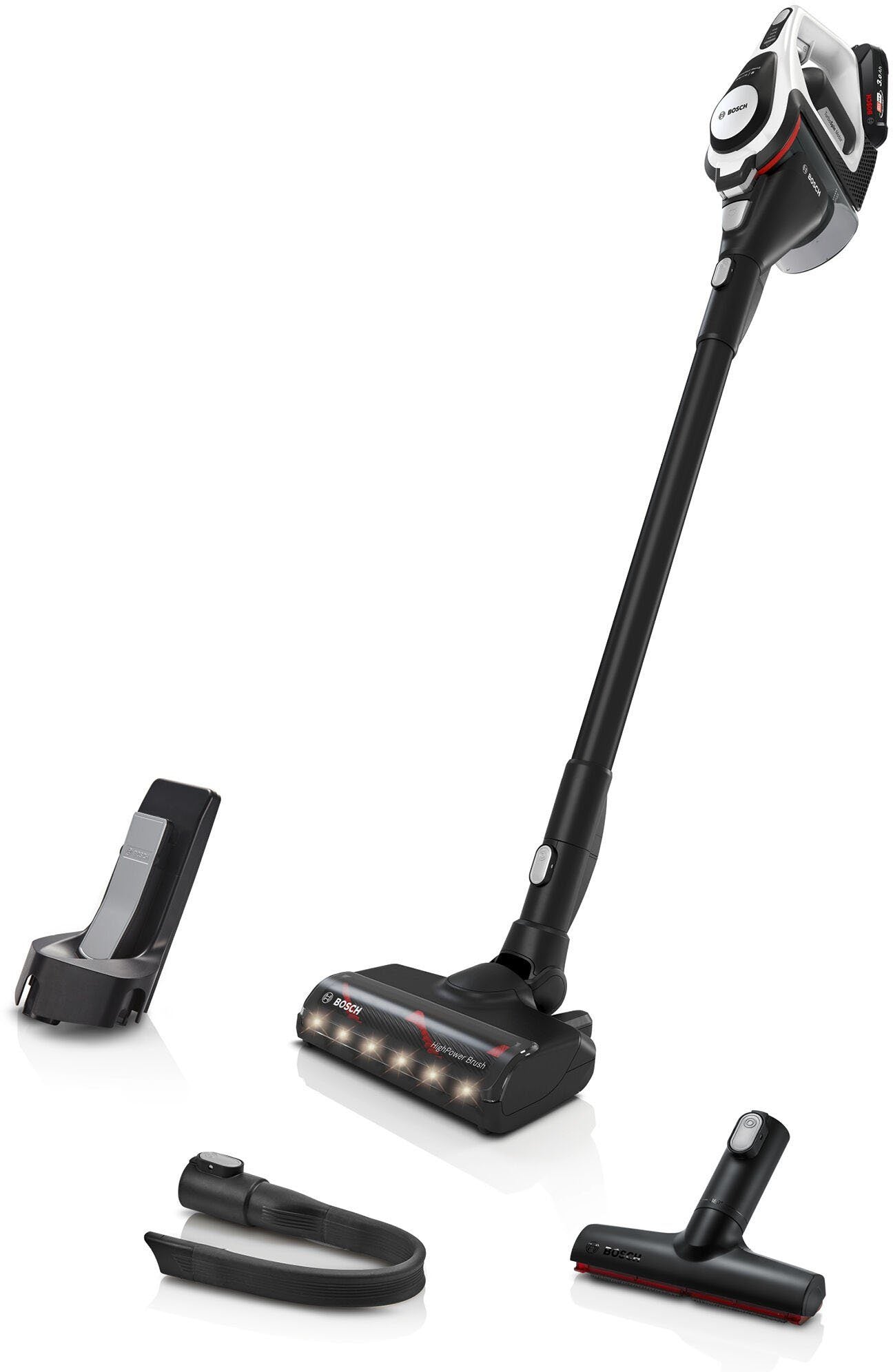 BOSCH Akku-Stielstaubsauger Unlimited 8 Gen2 BKS8214W, Hygiene-Filter, 10 Jahre Motorgarantie