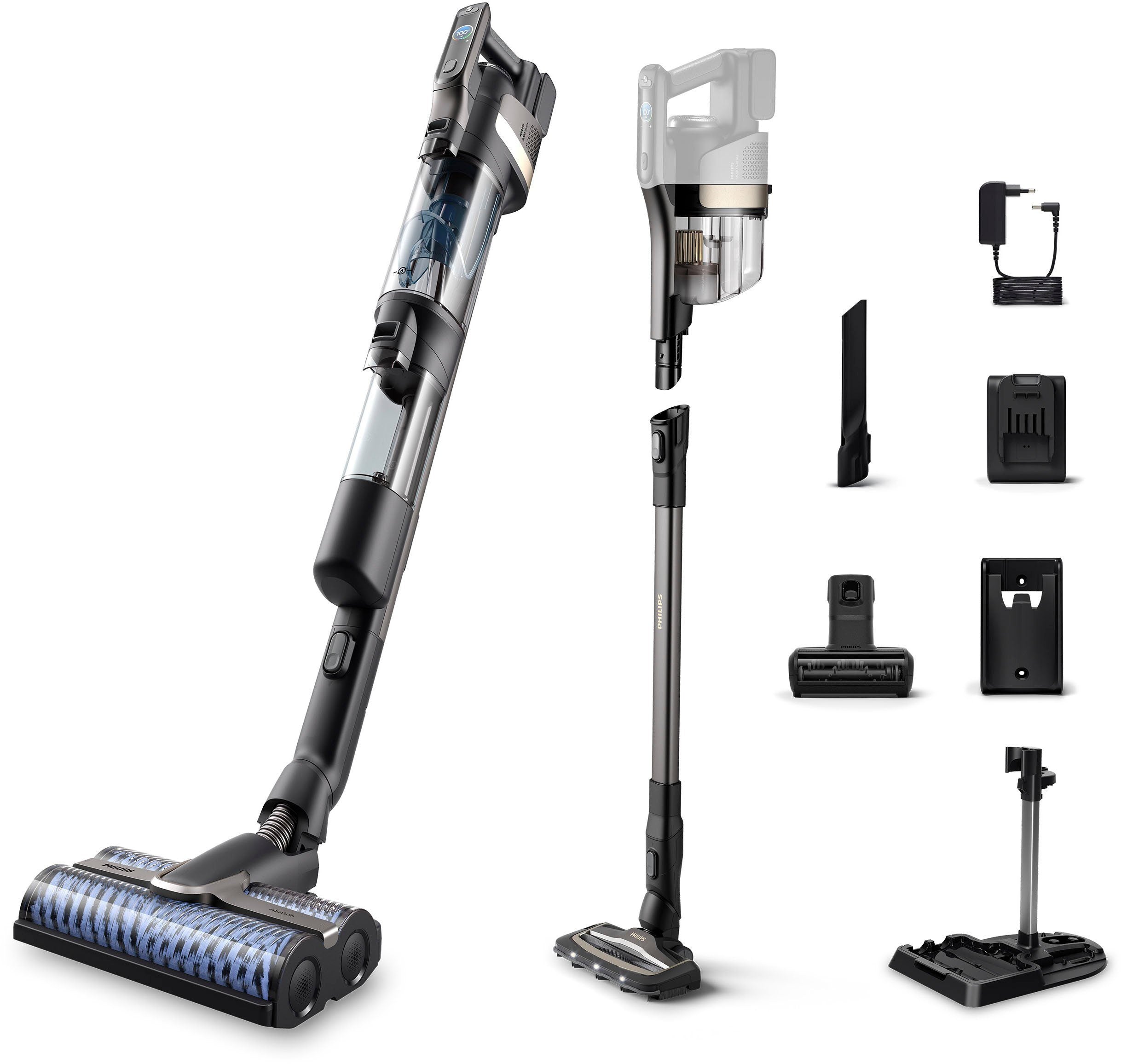 PHILIPS Nass-Trocken-Akkusauger AquaTrio Cordless 9000 Series XW9383