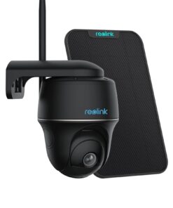 REOLINK Überwachungskamera Argus PT+SP 4MP PTZ Akku- oder solarbetriebene 2,4/5GHz WLAN IP