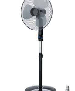 BRANDSON Standventilator Fernbedienung, leise, Höhe & Neigung verstellbar, Oszillation, 50W