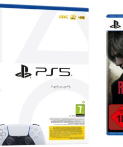 PLAYSTATION Playstation 5 Slim Konsole Laufwerk + Resident Evil 4 Remake PS5 Spiel