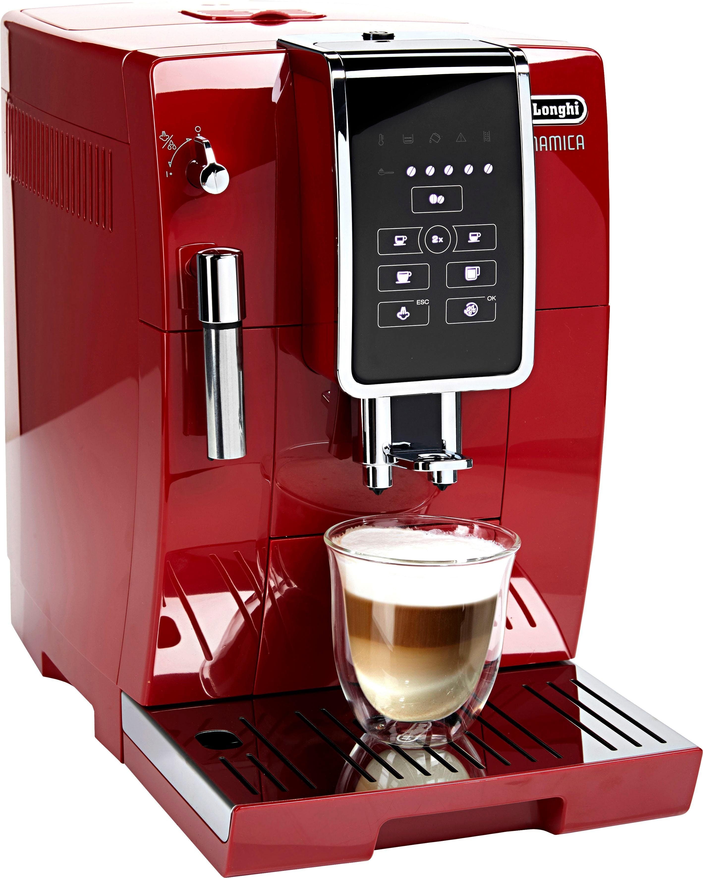 DE'LONGHI Kaffeevollautomat Dinamica ECAM 358.15.R, Sensor-Bedienfeld