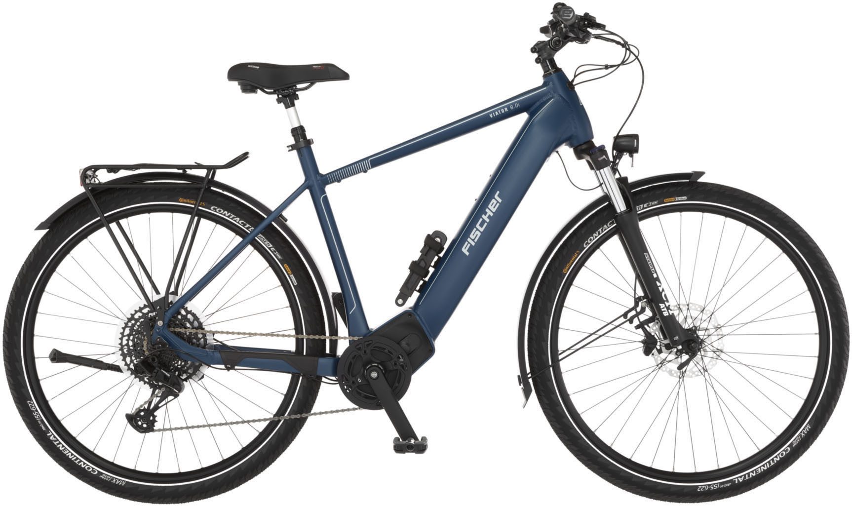 FISCHER FAHRRAD E-Bike Trekkingrad VIATOR 8.0I 711 55