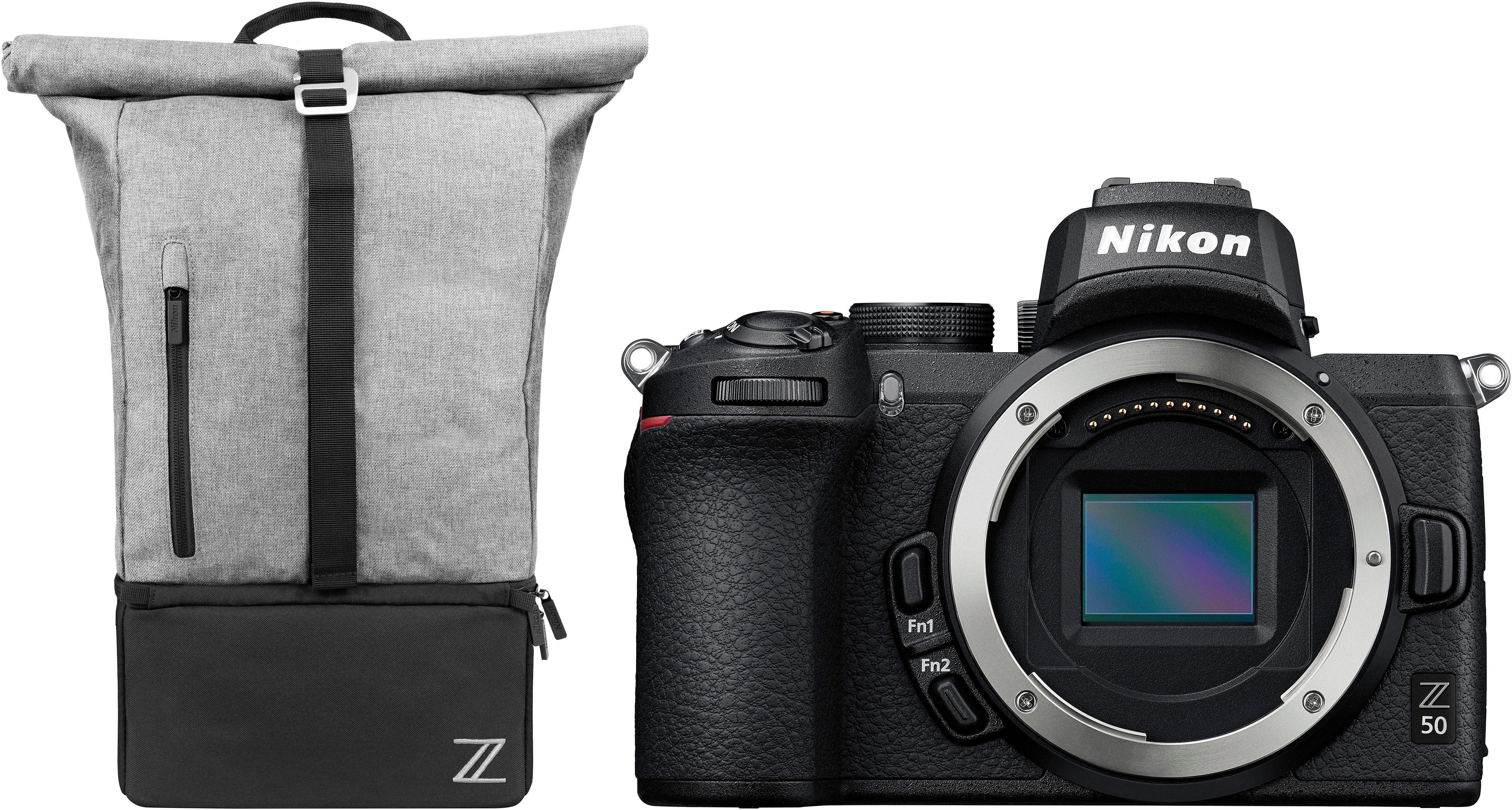 NIKON Z50 DX 16-50 mm 1:3.5-6.3 VR + Rucksack Systemkamera