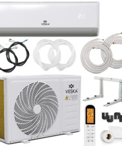 VESKA Split-Klimagerät Inverter Klimaanlage 12000 BTU - 3,5 KW - 2in1 Kühlen und Heizen