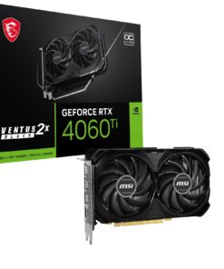 MSI geforce rtx 4060 ti ventus 2x black oc 8gb hdmi displayport grafikkarte