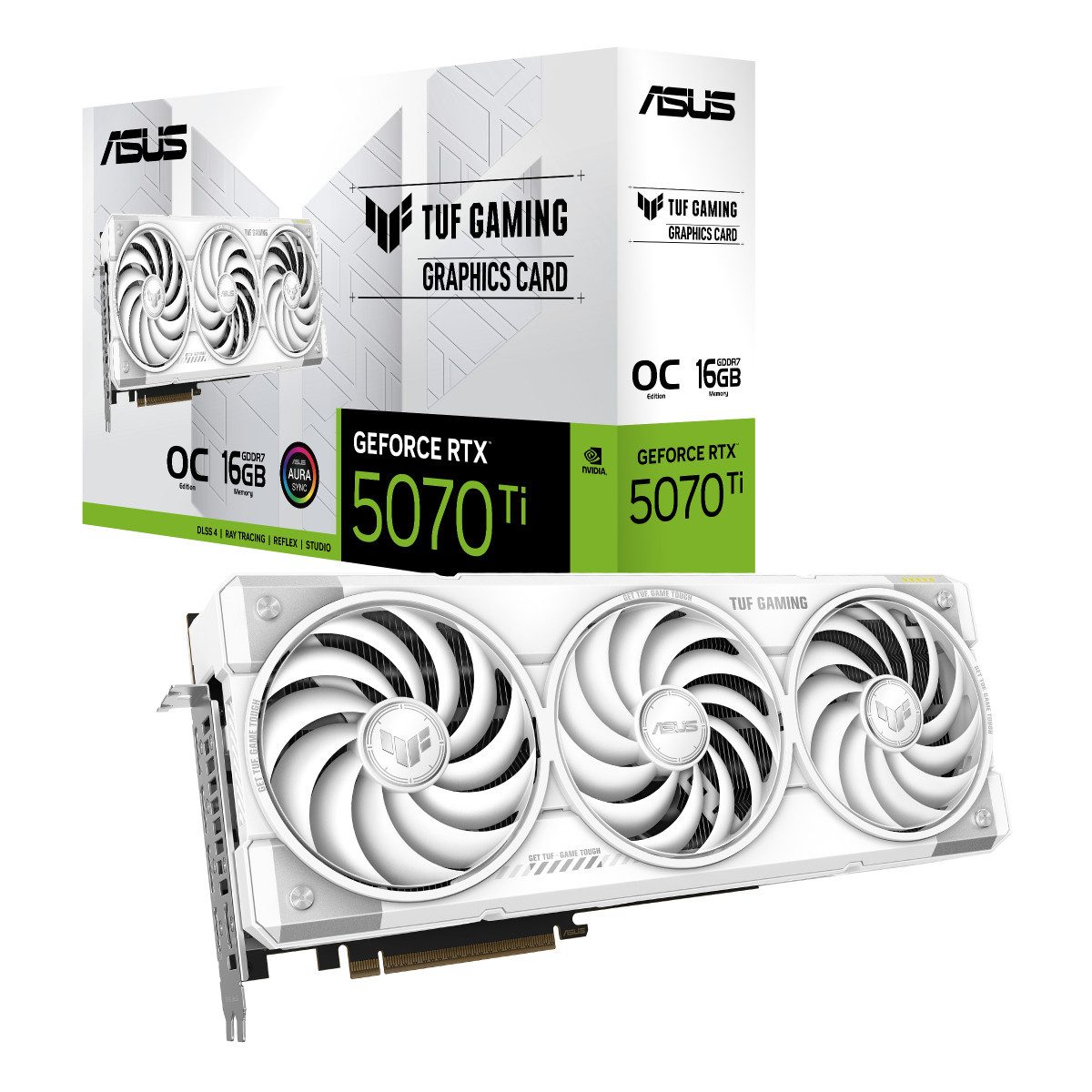 ASUS tuf gaming geforce rtx 5070 ti oc white grafikkarte