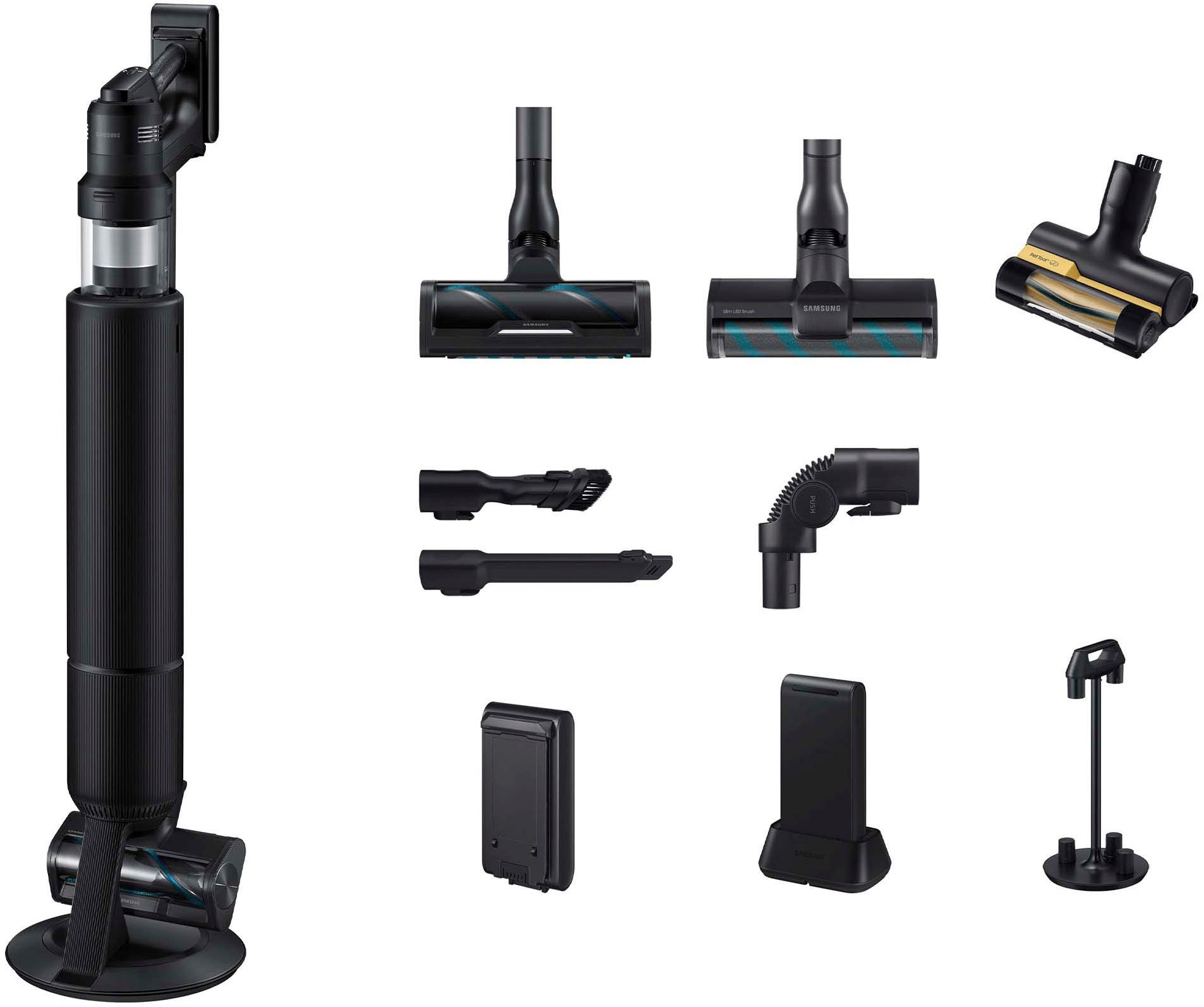 SAMSUNG Akku-Handstaubsauger BESPOKE AI Jet Ultra Akku + CompleteClean, VS90F40EEK/WD