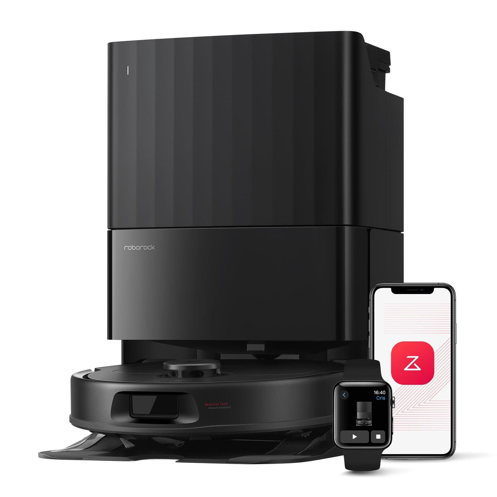 ROBOROCK Saugroboter QV35A mit Wischfunktion&Hebarem Wischmopp(Upgrade von Qrevo)