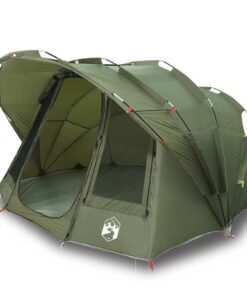 VIDAXL Kuppelzelt Angelzelt 5 Personen Olivgrün Wasserdicht