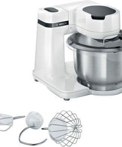BOSCH Küchenmaschine Serie 2 MUMS2EW00, Edelstahlschüssel, weiß