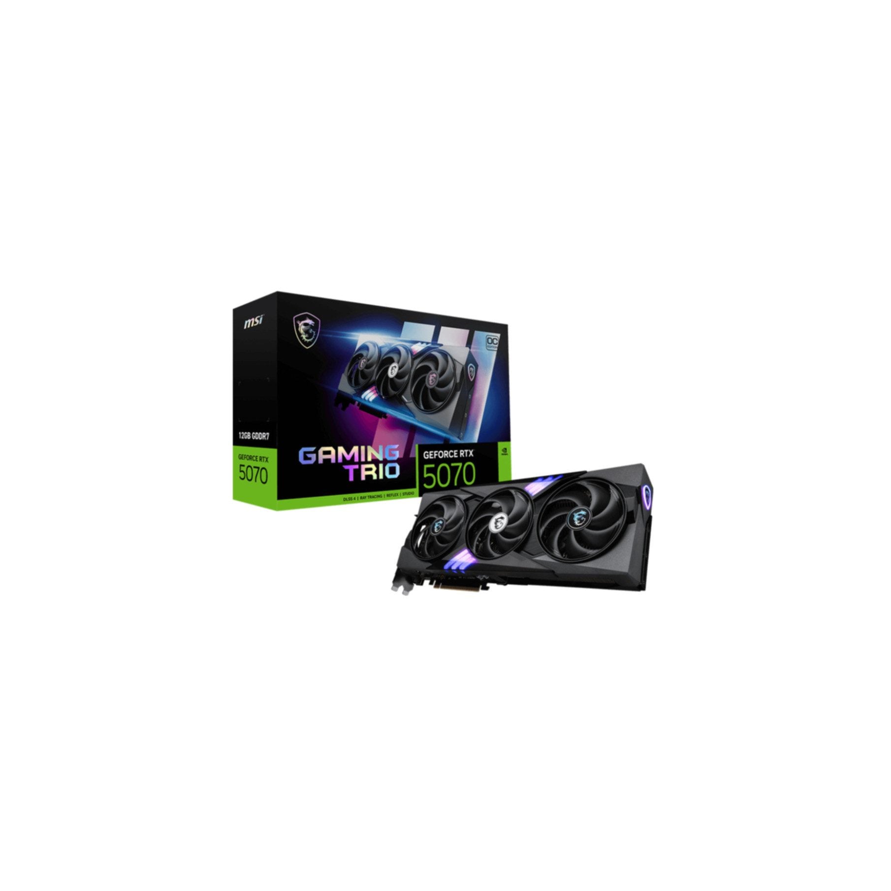 MSI geforce rtx 5070 12g gaming trio oc grafikkarte