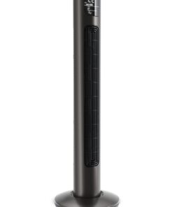 BRANDSON Turmventilator Oszillation 65°, Timer, Fernbedienung, Standventilator 96cm, Aschgrau