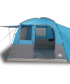 VIDAXL Kuppelzelt Autozelt 4 Personen Blau Wasserfest