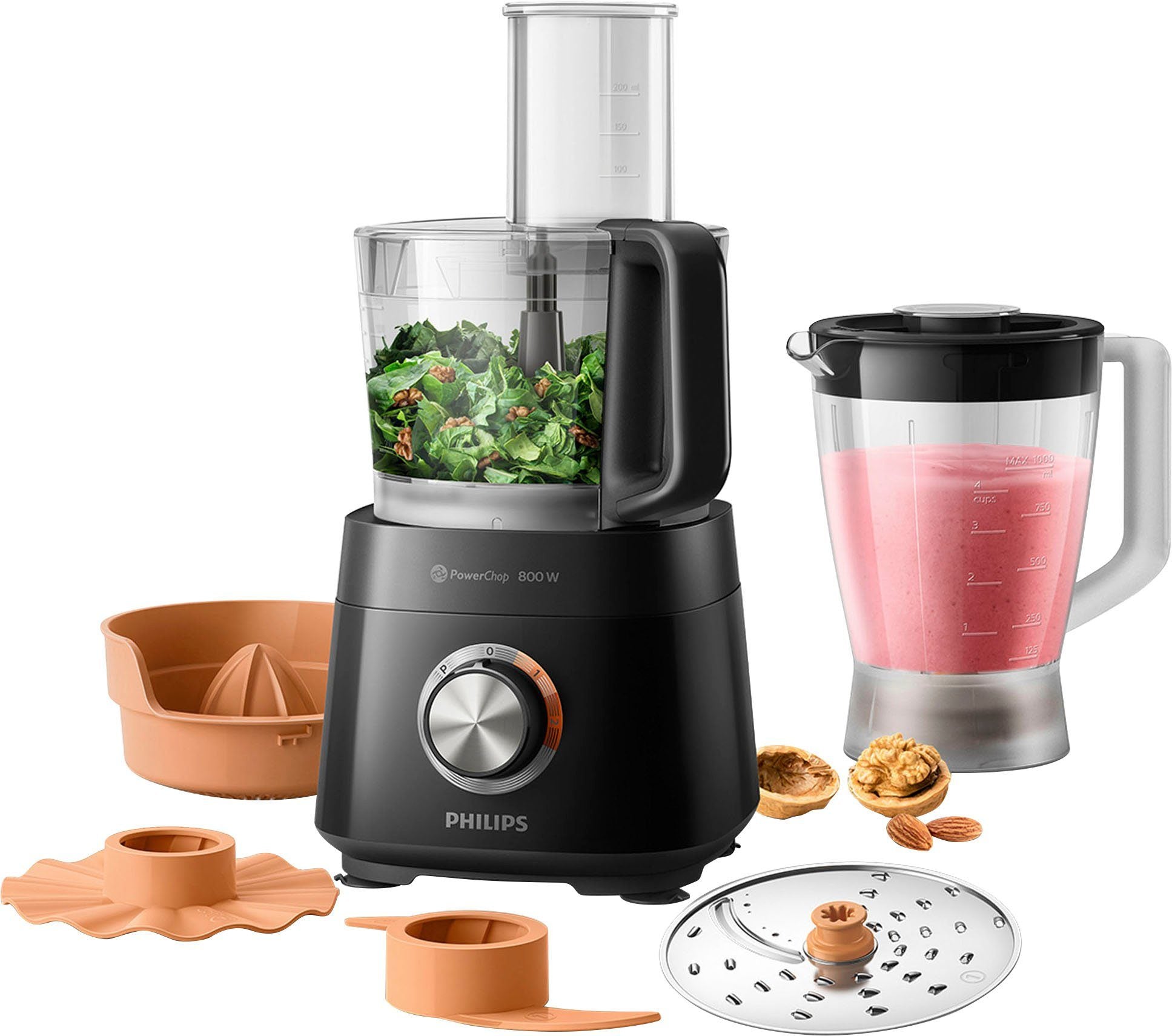 PHILIPS Küchenmaschine HR7510/10 Viva Collection