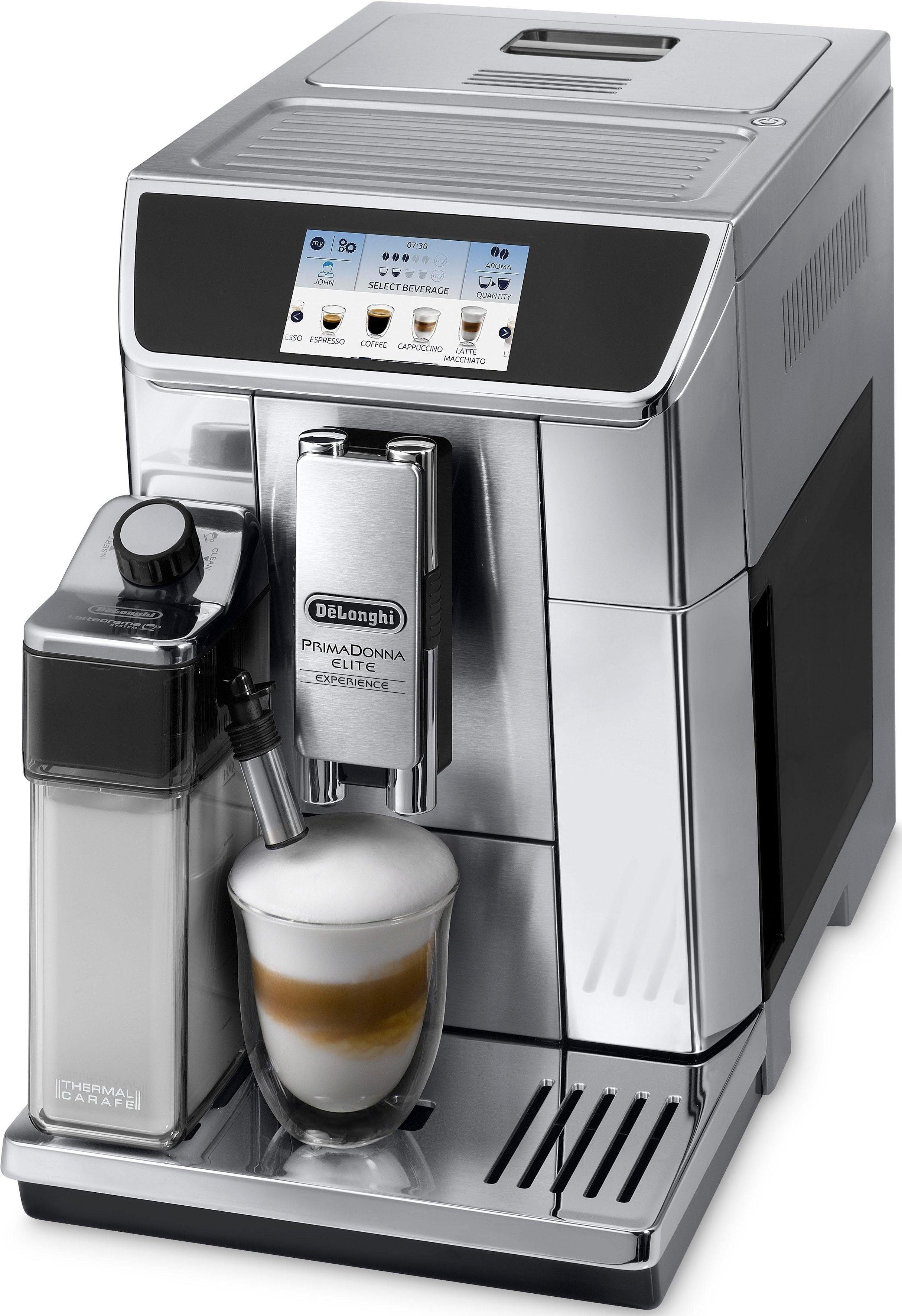 DE'LONGHI Kaffeevollautomat PrimaDonna Elite Experience ECAM 656.85.MS