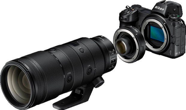 NIKON Z-Telekonverter 1,4x für Z5, Z5II, Z 6II, Z6 III und Z f passender Telekonverter