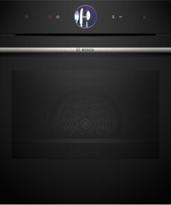 BOSCH Dampfbackofen Serie 8 Serie 8,HSG7261B1, Einbau-Dampfbackofen, Schwarz,EEK:A+
