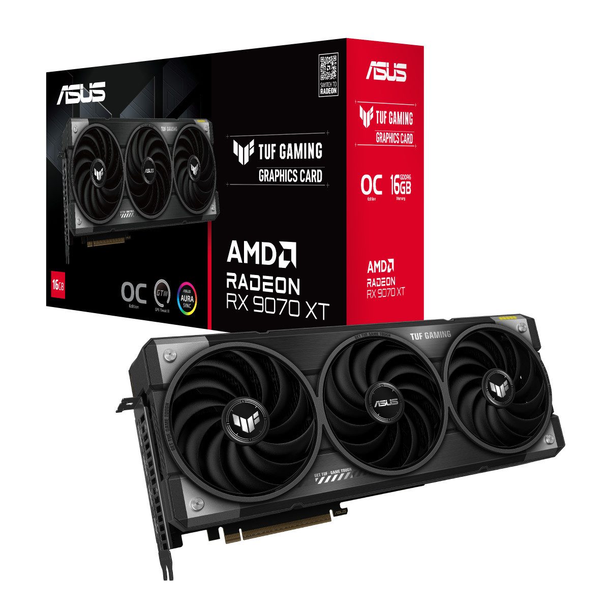 ASUS tuf gaming radeon rx 9070 xt oc grafikkarte