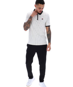 fila bb1 classic vintage polo 132 gardenia/black
