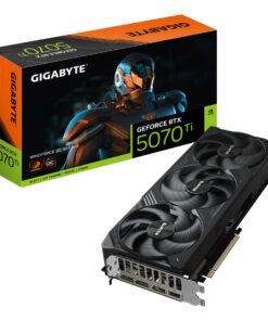 GIGABYTE geforce rtx 5070 ti windforce oc sff 16g grafikkarte - 16gb gddr7, 256 grafikkarte
