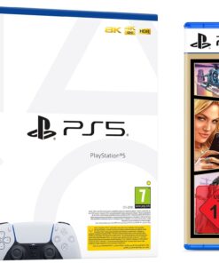 PLAYSTATION Playstation 5 Slim Disk Laufwerk + GTA V Spiel Bundle