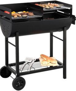 TEPRO Holzkohlegrill Grillfass Detroit