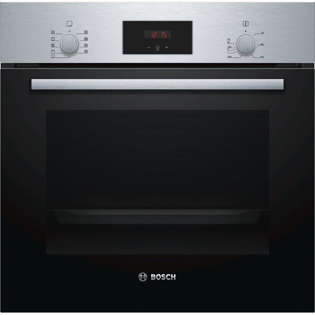 BOSCH Backofen Einbau-Backofen Einbauherd HBF114ESO Edelstahl Serie 2