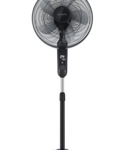 BRANDSON Standventilator DC, leise, Fernbedienung, energiesparend, Oszillation, Standlüfter 30W