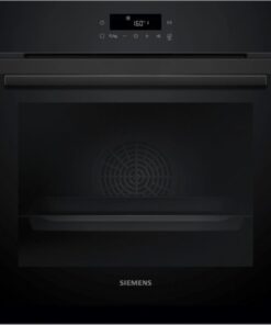 SIEMENS Backofen iQ300 HB271ABB3 Einbau-Backofen, Deep black inox, EEK: A+