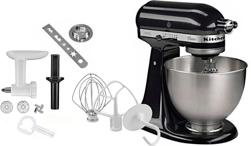 KITCHENAID Küchenmaschine 5K45SSEOB ONYX BLACK
