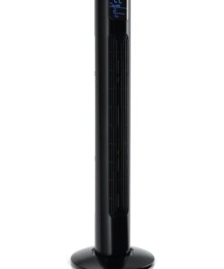 BRANDSON Turmventilator Oszillation 65°, Timer, Fernbedienung, Standventilator 96cm, Schwarz