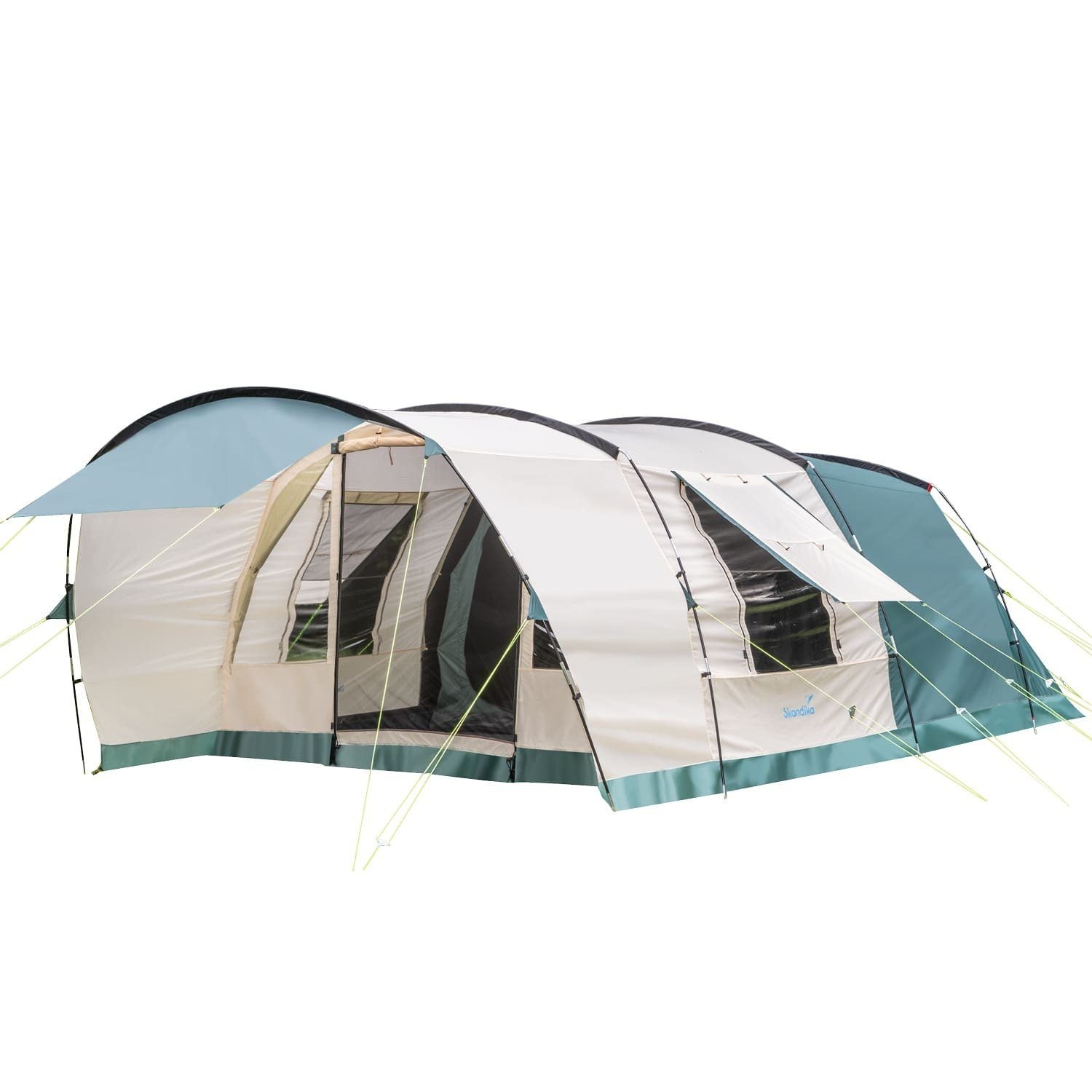 SKANDIKA Tunnelzelt Hafslo 5 Sleeper Protect, Campingzelt mit dunkler Schlafkabine