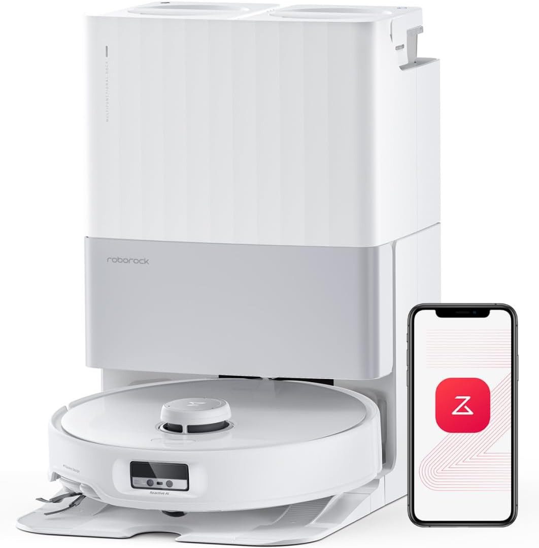 ROBOROCK Saugroboter Qrevo Edge mit Wischfunktion, 18500Pa, (VS Qrevo curv)