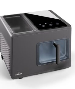 KLARSTEIN Eiswürfelmaschine Glacial Pro nugget ice maker black 15kg