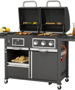 TEPRO Gasgrill Kohle-Gas-Kombi Toronto