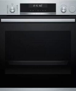 BOSCH Einbaubackofen Bosch HRG5180S0 Serie 6 Backofen 60 cm Edelstahl