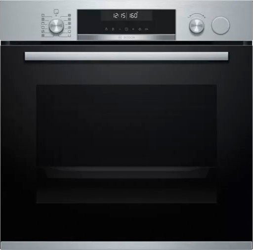 BOSCH Einbaubackofen Bosch HRG5180S0 Serie 6 Backofen 60 cm Edelstahl