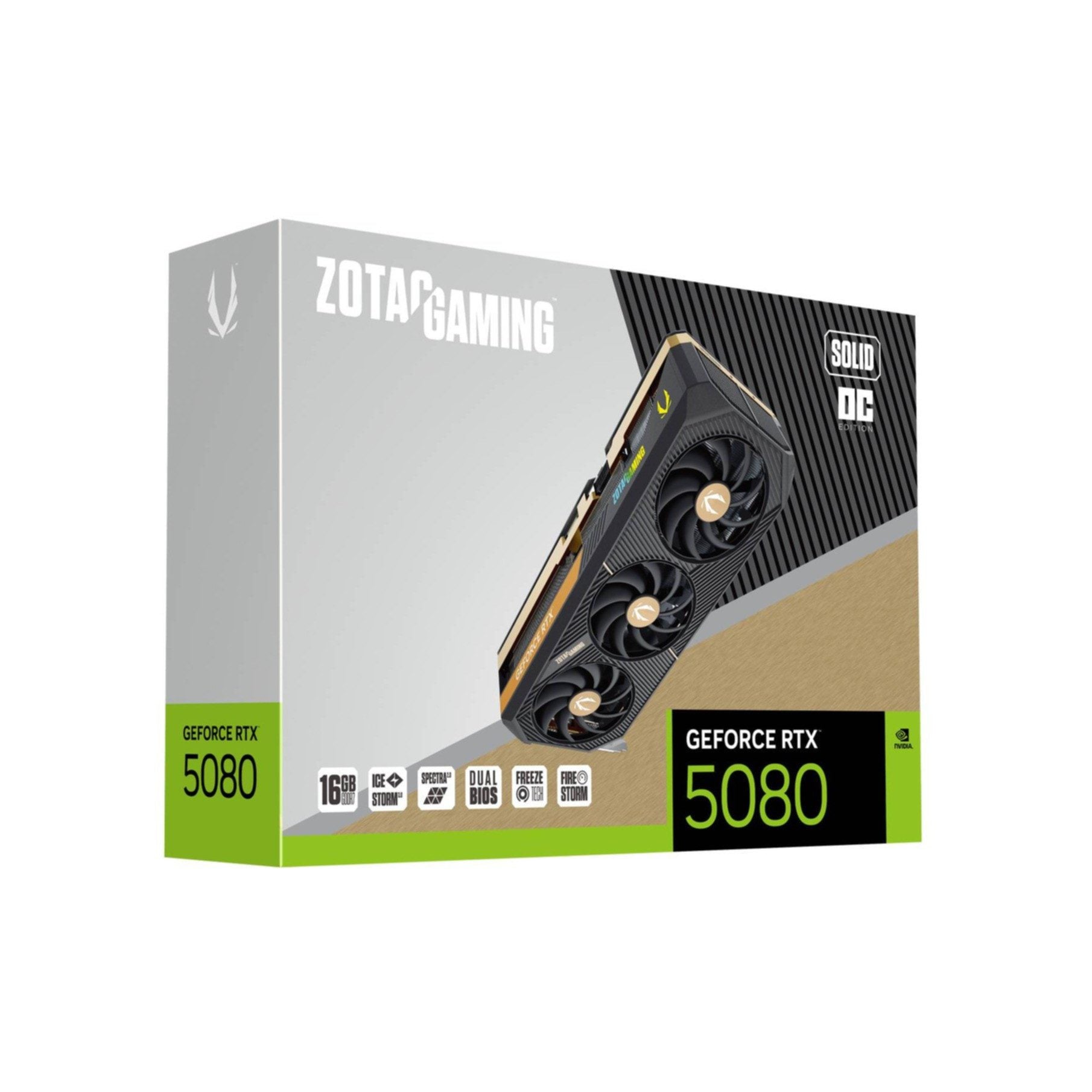 ZOTAC gaming geforce rtx 5080 solid oc grafikkarte