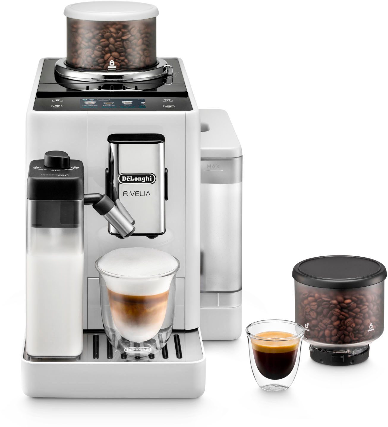 DE'LONGHI Kaffeevollautomat Rivelia EXAM440.55.W