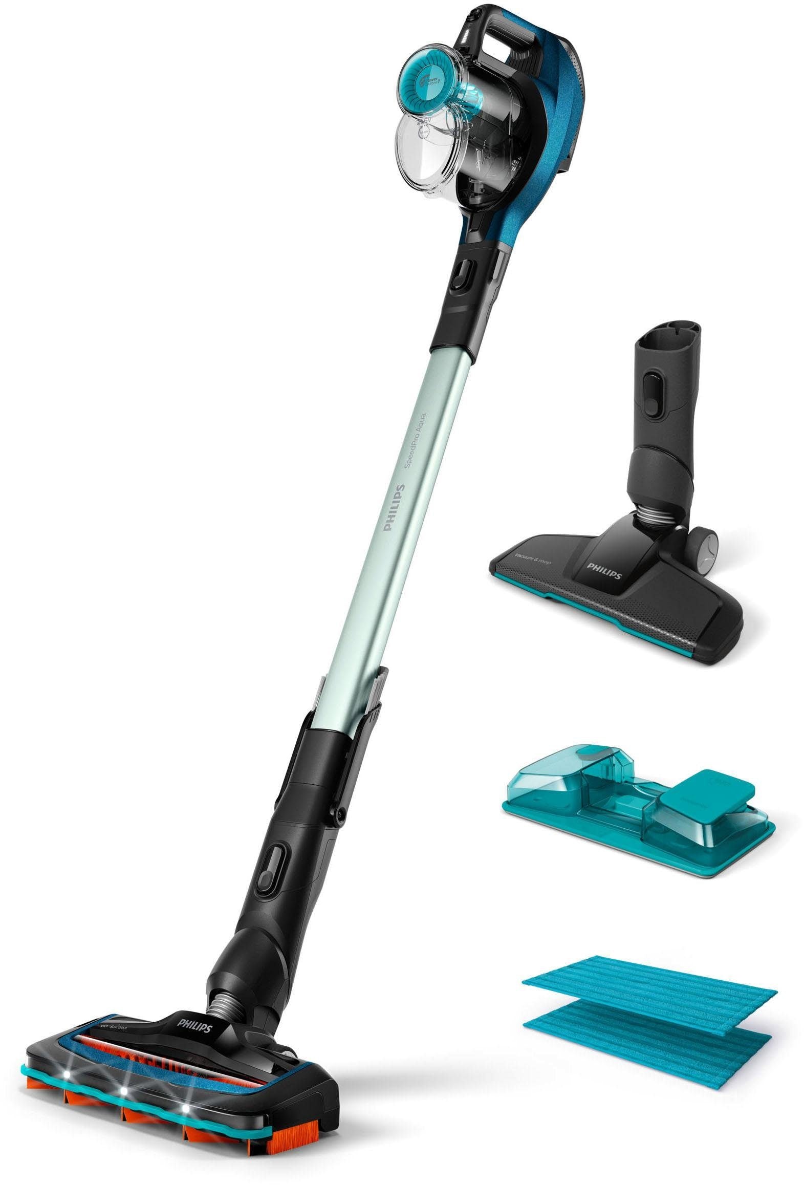 PHILIPS Nass-Trocken-Akkusauger FC6728/01 SpeedPro Aqua