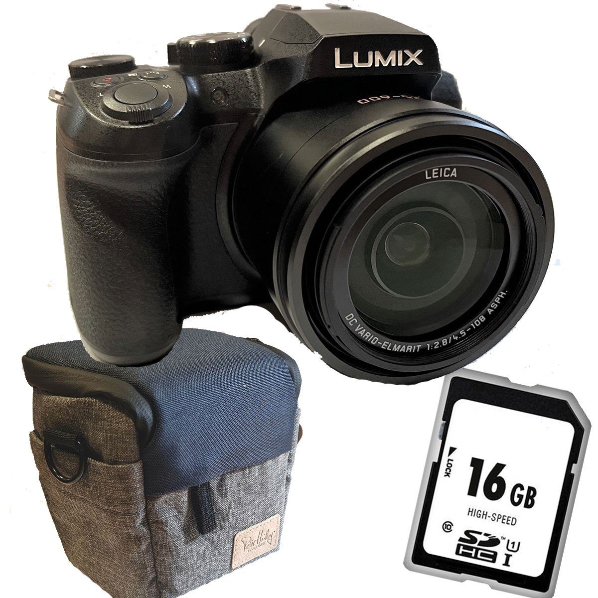 PANASONIC Panasonic Lumix DMC-FZ330 schwarz Set Angebot Bridge-Kamera