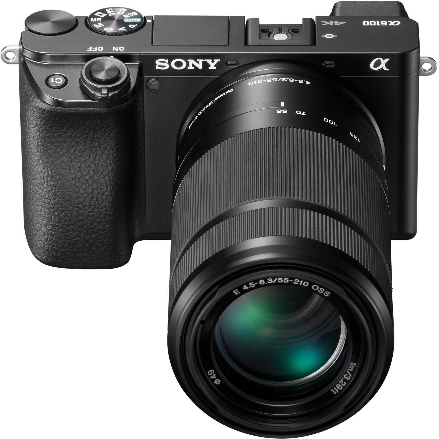 SONY Alpha 6100 Kit mit SELP1650 + SEL55210 Systemkamera