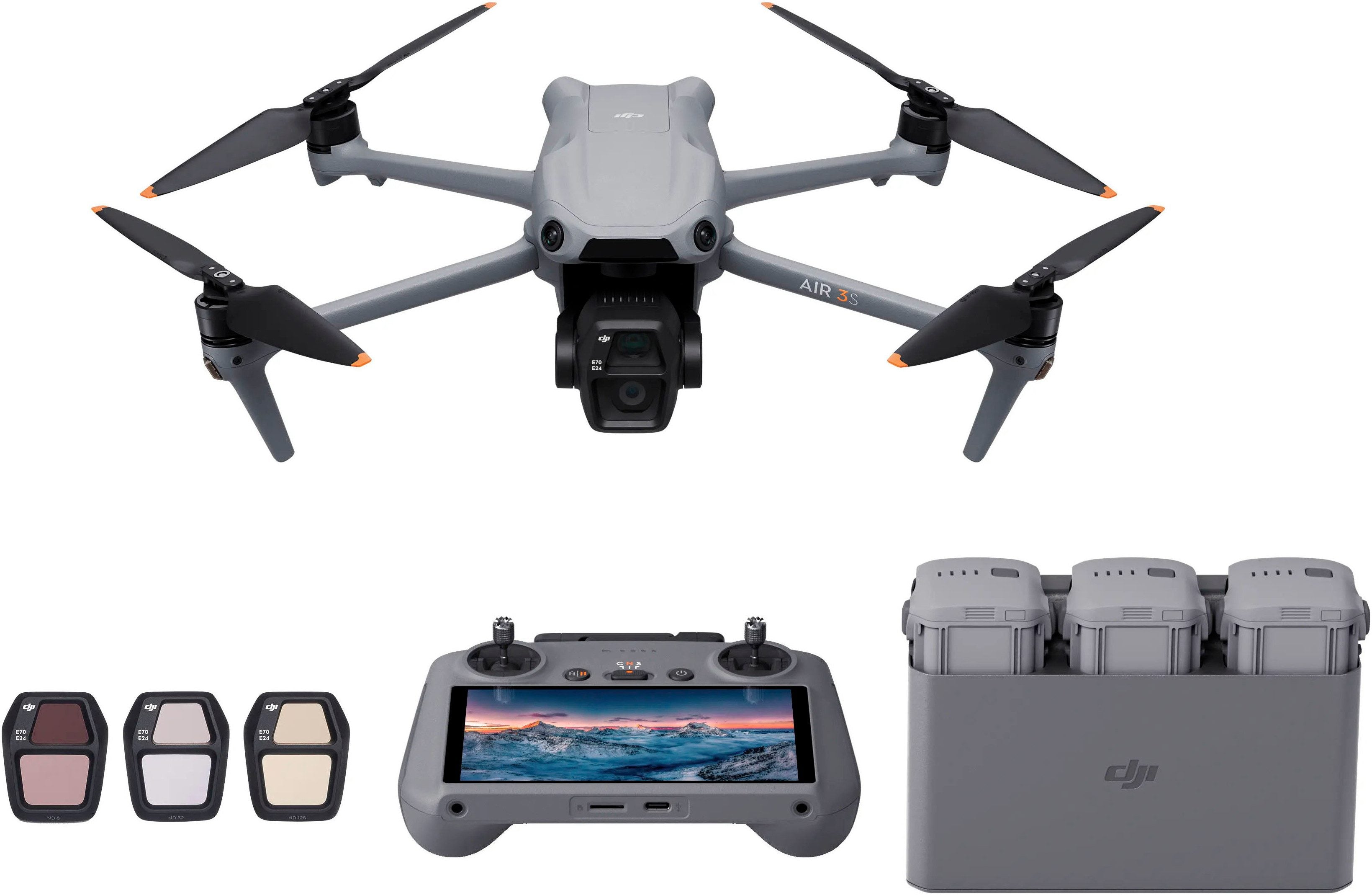 DJI Air 3S Fly More Combo (DJI RC 2) Drohne