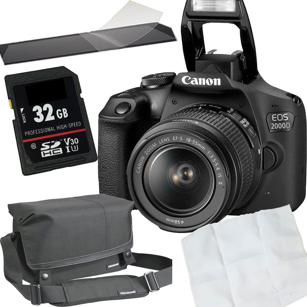 CANON Canon EOS 2000D+EF-S 18-55mm schwarz Set Angebot Spiegelreflexkamera
