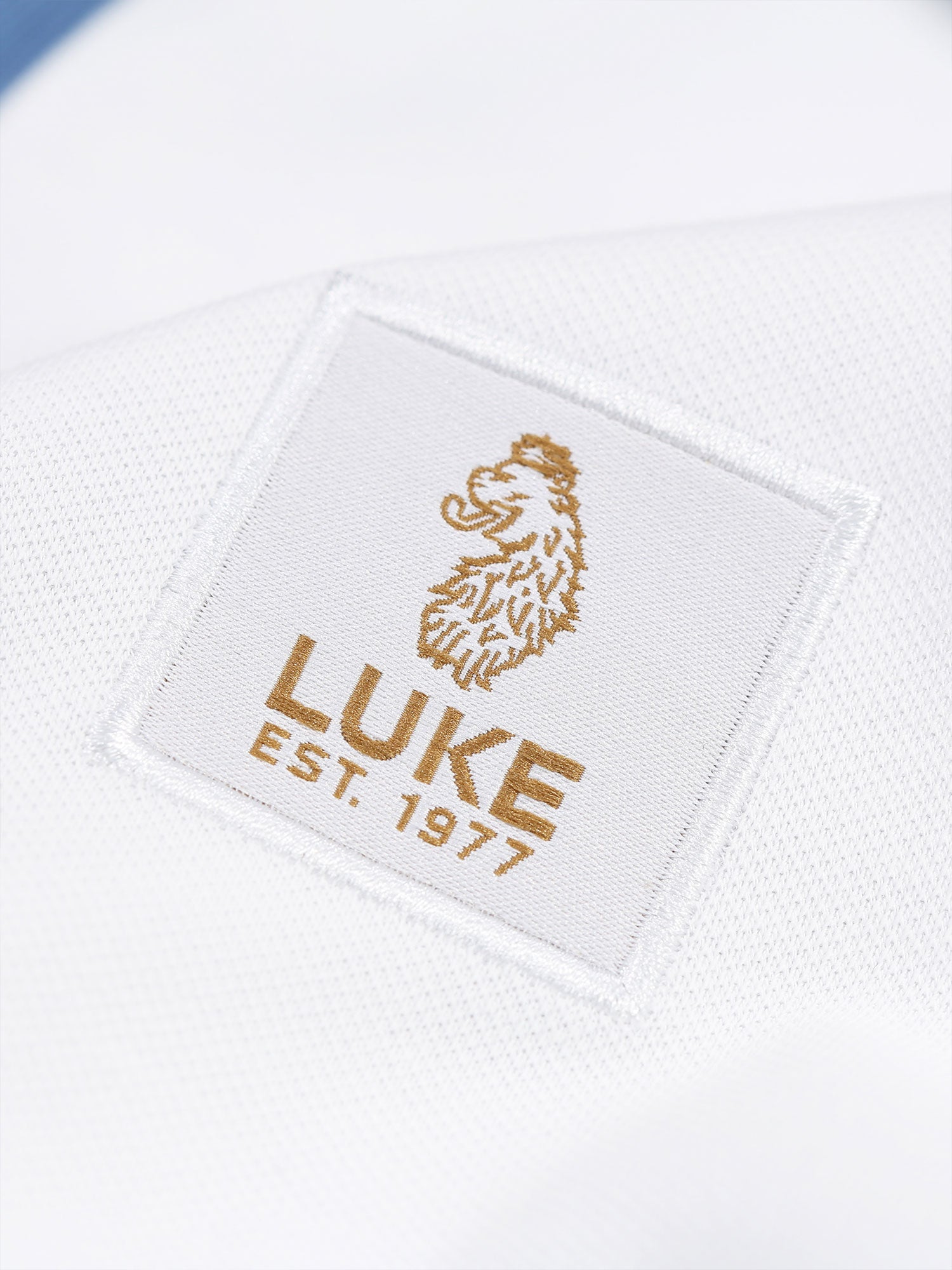luke 1977 m741454 saddleworth polo white denim blue