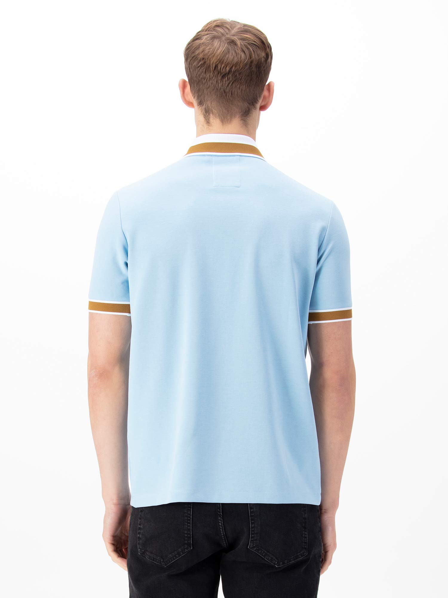 luke 1977 m771452 makati polo shirt sky blue