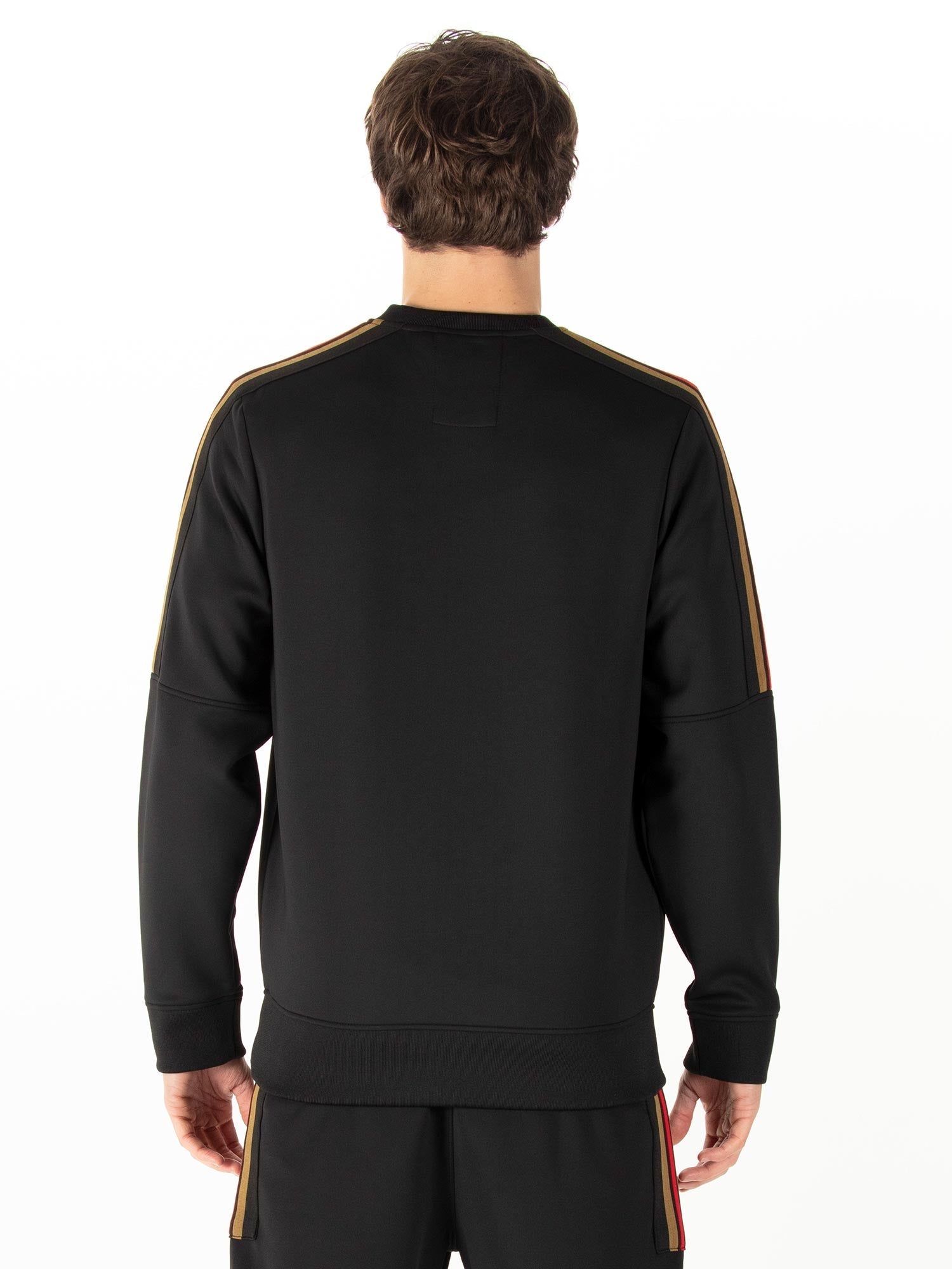 luke 1977 m790357 daintree colour block sweatshirt black