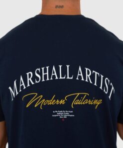 marshall artist msatm10960 seattle t shirt navy